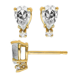 Oorstekers 14K Geelgoud met Diamant – 4,50 karaat