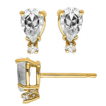 Afbeelding in Gallery-weergave laden, GIA-gecertificeerd Oorstekers 14K Geelgoud met Diamant – 4,55 karaat
