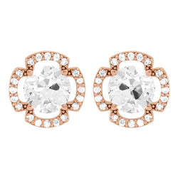 Diamant Oorbellen 5,50 karaat F/VS1 – 14K Rosé Goud