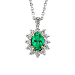 Fijne Smaragd Edelsteen Hanger – GIA-Gecertificeerd 1,50 karaat