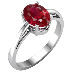 Echte Robijn Ring 2.00 Karaat