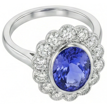 Afbeelding in Gallery-weergave laden, Tanzaniet Cocktail Ring
