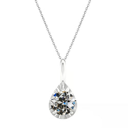 Luxe Fijne Diamant Hanger – 1,50 karaat 14K Witgoud