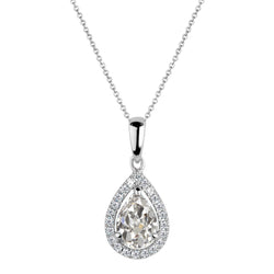 Fijn Druppel Hanger – Fijne Diamant 1,50 karaat door HarryChadEnt