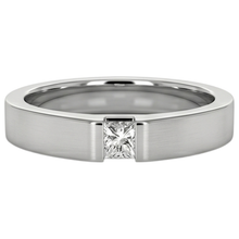 Afbeelding in Gallery-weergave laden, Tension Princess Echt Diamanten Jubileumring Witgoud 14K 0,75 Karaat
