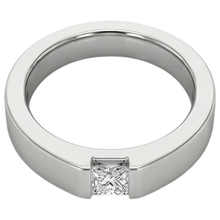 Afbeelding in Gallery-weergave laden, Tension Princess Echt Diamanten Jubileumring Witgoud 14K 0,75 Karaat
