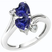 Afbeelding in Gallery-weergave laden, echte round diamant 3.25karaat ring zijaanzicht
