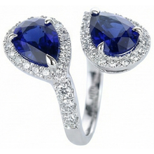 Afbeelding in Gallery-weergave laden, echte round diamant 3.50karaat ring zijaanzicht
