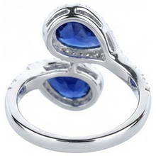 Afbeelding in Gallery-weergave laden, echte round diamant 3.50karaat ring bovenaanzicht
