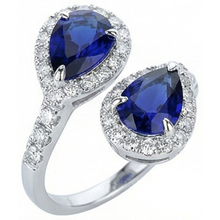 Afbeelding in Gallery-weergave laden, echte round diamant 3.50karaat ring profielweergave
