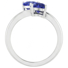 Afbeelding in Gallery-weergave laden, echte heart diamant 1.50karaat ring zijaanzicht
