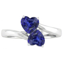 Afbeelding in Gallery-weergave laden, echte heart diamant 1.50karaat ring profielweergave
