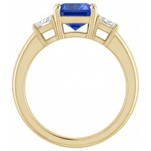 Afbeelding in Gallery-weergave laden, echte diamant 3karaat ring profielweergave
