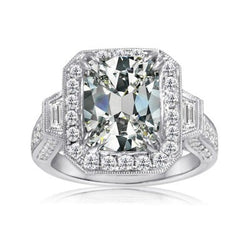 Natuurlijke Diamanten Ring 8ct - Witgoud 14K