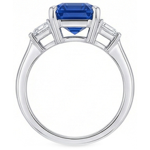 Afbeelding in Gallery-weergave laden, echte diamant 3.50karaat ring op wit
