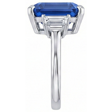 Afbeelding in Gallery-weergave laden, echte diamant 3.50karaat ring profielweergave
