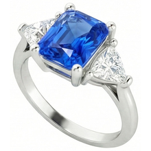 Afbeelding in Gallery-weergave laden, echte diamant 2.50karaat ring close-up detail
