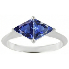 Afbeelding in Gallery-weergave laden, echte diamant 2karaat ring close-up detail
