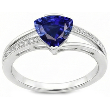 Afbeelding in Gallery-weergave laden, echte round diamant 2karaat ring bovenaanzicht
