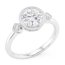 Afbeelding in Gallery-weergave laden, Trilogie Ring 14K Witgoud met Fijne Diamant – 2 karaat
