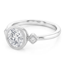Afbeelding in Gallery-weergave laden, Trilogie Ring 14K Witgoud met Fijne Diamant – 2 karaat
