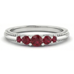 Echte Robijn Ring 1.10 Karaat