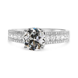 Natuurlijke Diamanten Ring 5.50ct - Witgoud 14K
