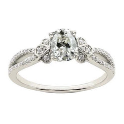 Natuurlijke Diamanten Ring 4.20ct - Witgoud 14K