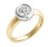 Afbeelding in Gallery-weergave laden, echte round diamant 1.50karaat watch close-up detail
