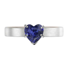 Afbeelding in Gallery-weergave laden, echte heart diamant 1.50karaat ring zijaanzicht
