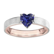Afbeelding in Gallery-weergave laden, echte heart diamant 1.50karaat ring profielweergave
