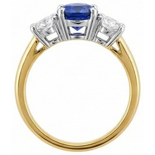 Afbeelding in Gallery-weergave laden, echte round diamant 3.50karaat ring op wit
