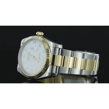 Afbeelding in Gallery-weergave laden, witte wijzerplaat snel ingesteld Rolex
