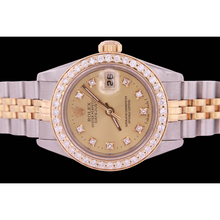 Afbeelding in Gallery-weergave laden, echte round diamant 0.80karaat watch vooraanzicht
