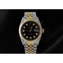 Afbeelding in Gallery-weergave laden, Tweekleurige heren Rolex Datumjust horloge
