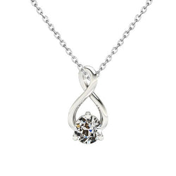 Luxe Diamant Hanger Halsketting – 1 karaat 14 Karaat Witgoud