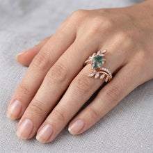 Afbeelding in Gallery-weergave laden, VVS Zuiverheid Sieraadsteen Ring – Moss Agate 2,75 karaat 14K
