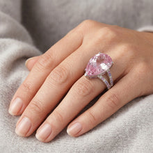 Afbeelding in Gallery-weergave laden, Verfijnd Kunziet Kunzite Solitaire met Zijstenen – 12 karaat 14
