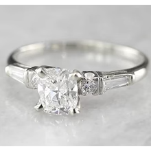 Afbeelding in Gallery-weergave laden, Verlovingskussen Echt Diamanten Ring 1,70 Karaat Witgoud 14K
