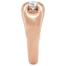 Afbeelding in Gallery-weergave laden, Verlovingsring 1 Karaat Natuurlijk Diamant kKauwtandzetting Geel Goud 14K
