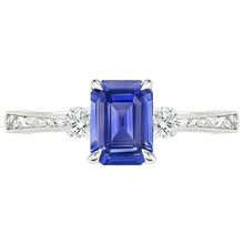 Afbeelding in Gallery-weergave laden, echte round diamant 3.50karaat ring profielweergave
