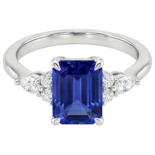 Afbeelding in Gallery-weergave laden, echte round diamant 4karaat ring bovenaanzicht
