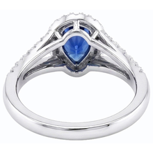 Afbeelding in Gallery-weergave laden, echte round diamant 3.50karaat ring close-up detail
