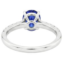 Afbeelding in Gallery-weergave laden, echte round diamant 4.25karaat ring bovenaanzicht
