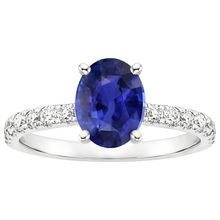 Afbeelding in Gallery-weergave laden, echte round diamant 4.25karaat ring profielweergave
