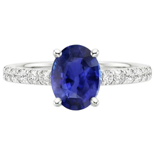 Afbeelding in Gallery-weergave laden, echte round diamant 4.25karaat ring op wit
