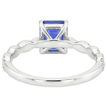Afbeelding in Gallery-weergave laden, echte round diamant 4.50karaat ring close-up detail
