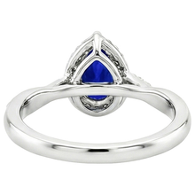 Afbeelding in Gallery-weergave laden, echte round diamant 5karaat ring bovenaanzicht
