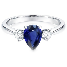 Afbeelding in Gallery-weergave laden, echte round diamant 2.50karaat ring vooraanzicht
