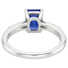 Afbeelding in Gallery-weergave laden, echte round diamant 3.50karaat ring close-up detail
